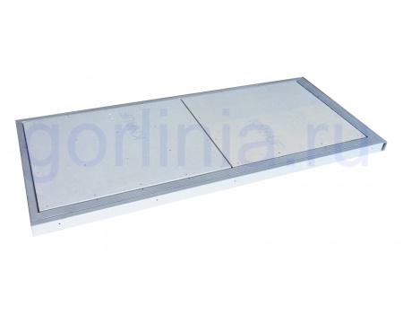 Напольный люк АМО КОМБИ с комбинированными створками двухдверный на заказ