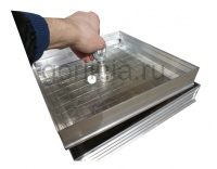 Напольный люк под плитку 200х200 мм Small 